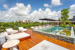 Jungle King Studio with Private Pool in Aldea Zama