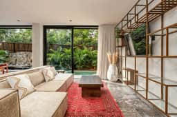 Lux 2BR Jungle Stay | Private Pool | 3min to Beach