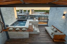 Luxe Cenote Penthouse | Private Roof & Pool | BBQ