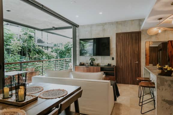 Luxe 2BR Boho Condo Tulum | Pool | Gym | Coworking
