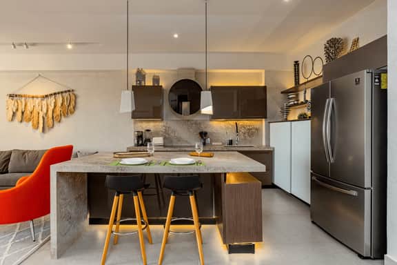 Stunning Beachfront 3BR Condo | Private Pool | Gym
