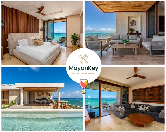 Exclusive Tulum Oceanfront Serenity | 3 BR | Pool