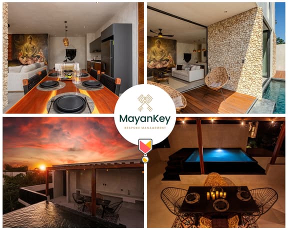 Asha@Atia Luxury Tulum Villa w/ 2 Full Size Pools