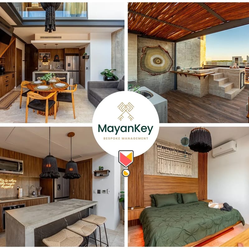 Luxe Cenote Penthouse | Private Roof & Pool | BBQ