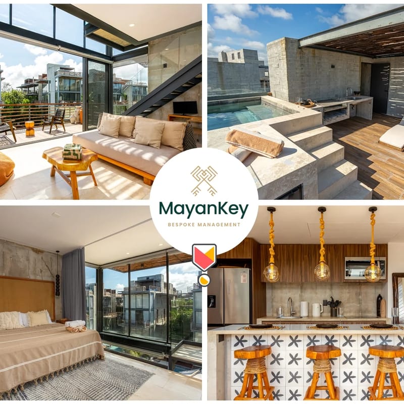 Luxe Loft Penthouse | Private Roof & Pool | Gym
